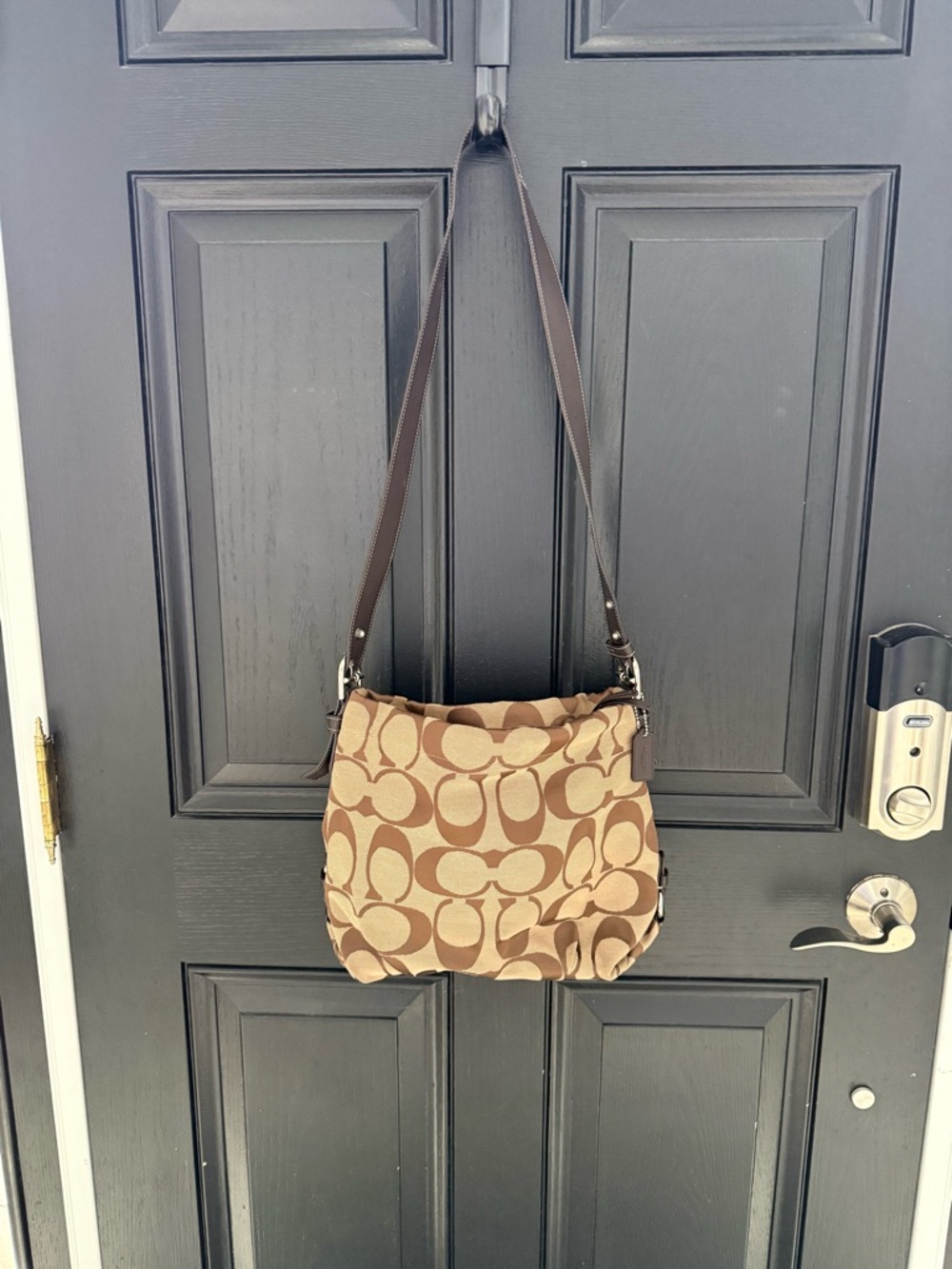 Coach Brown Signature Crossbody Bag